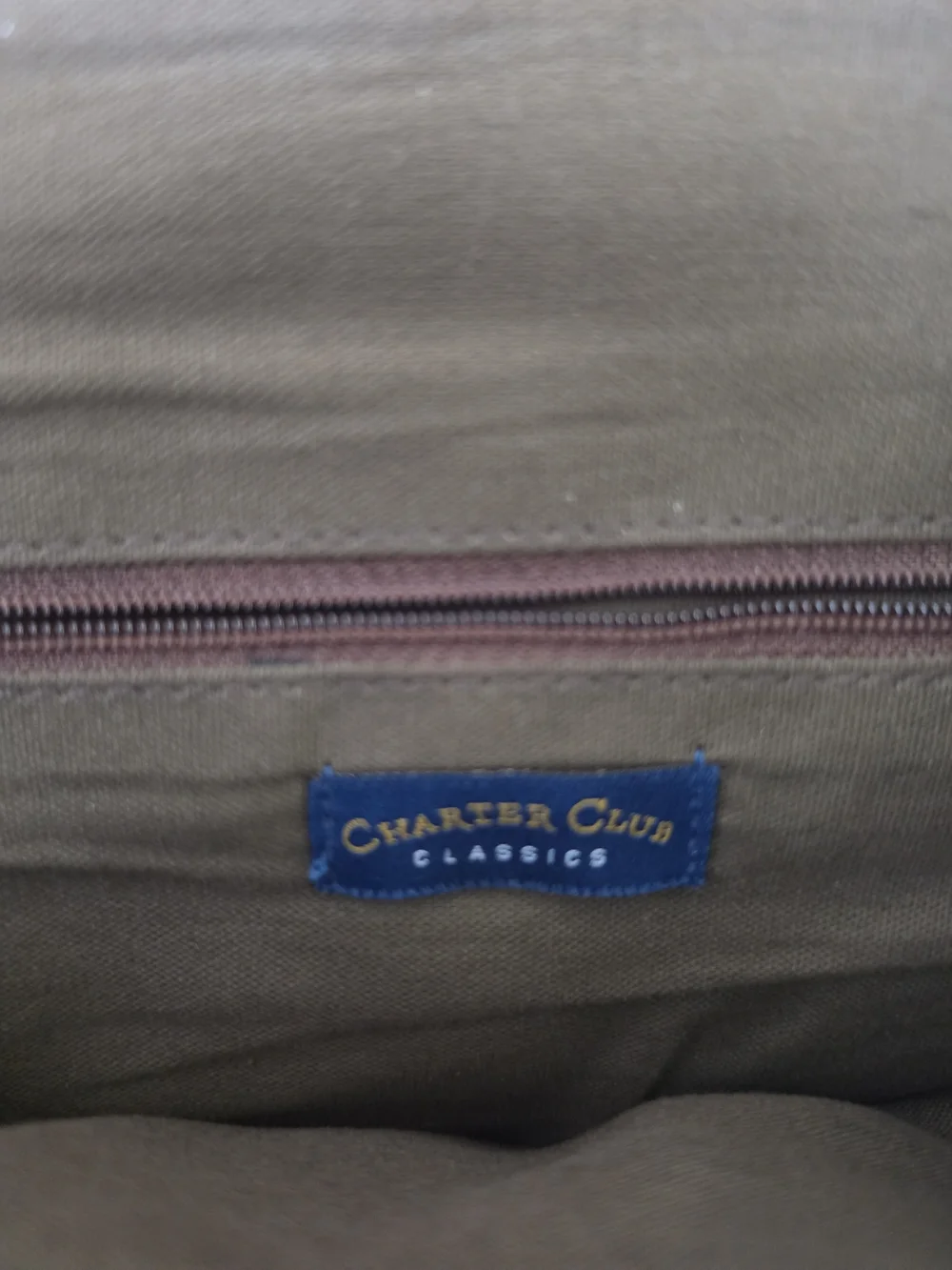 Vintage Charter Club Convertible Pebbled Leather Backpack Sling Bag Dark Brown